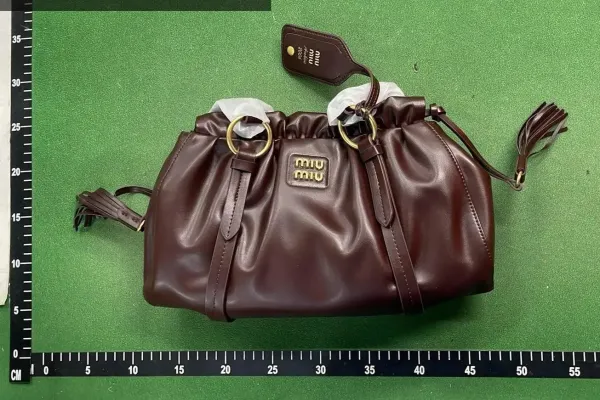 Miu Miu Matelassé Hobo Bag Red Handbag - 14