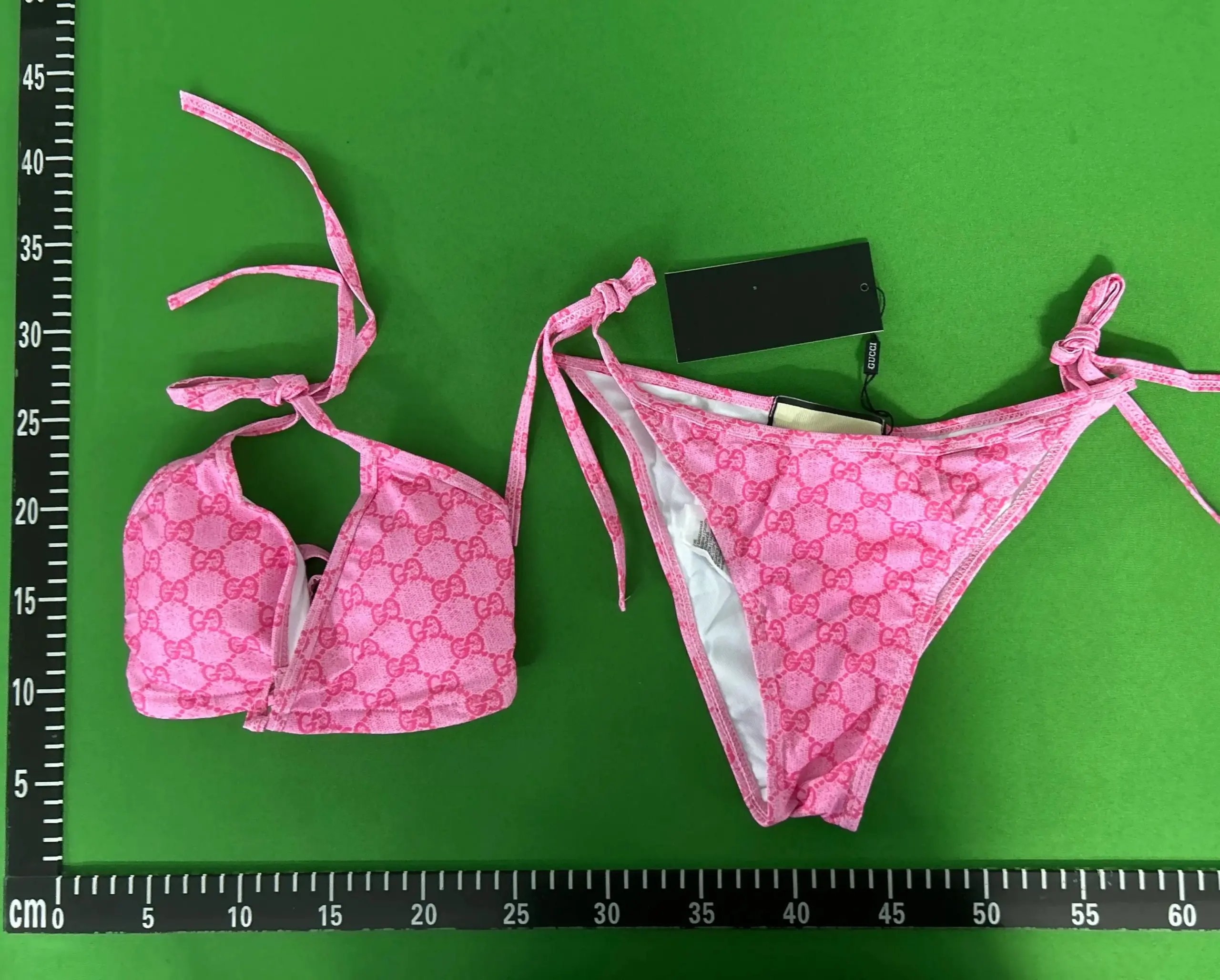 Victoria's Secret Underwear Rhinestone Logo Strap Bra and Thong Set image 13