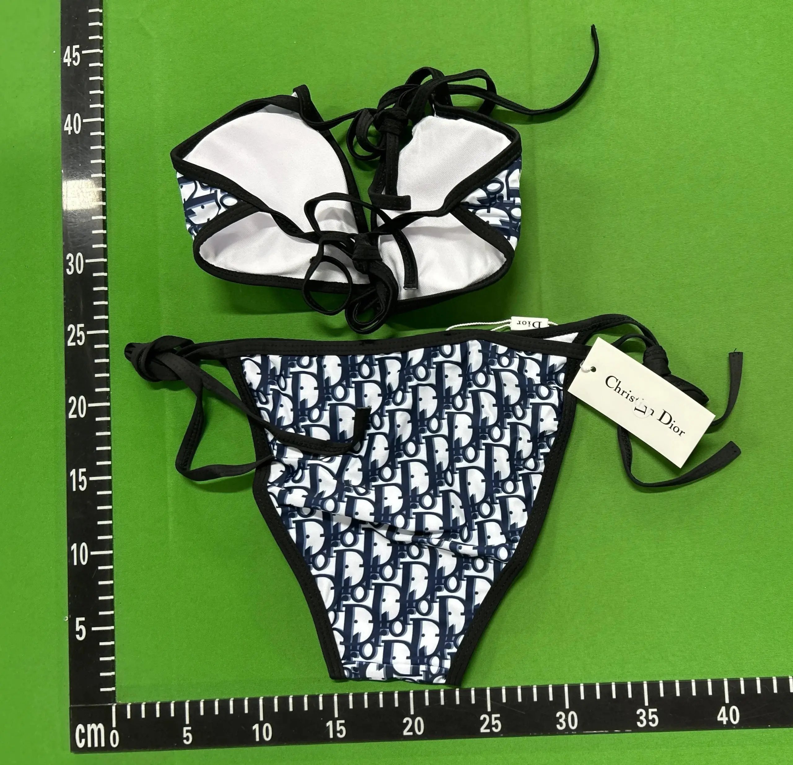 Victoria's Secret Underwear Rhinestone Logo Strap Bra and Thong Set image 10