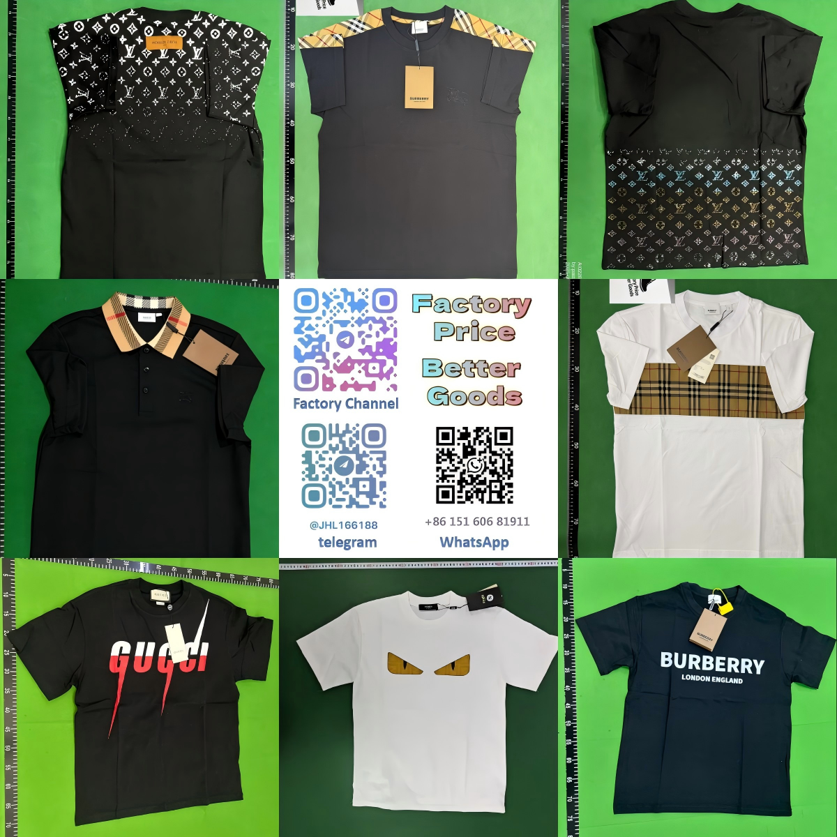 Pt02- High quality short sleeved collection (display picture after selecting size) - WhatsApp+86 151 6068 1911