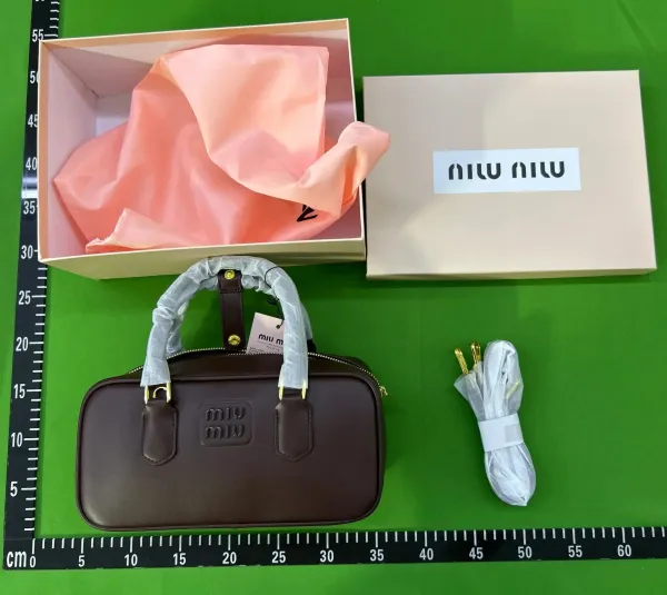 Miu Miu Matelassé Hobo Bag Red Handbag - 9