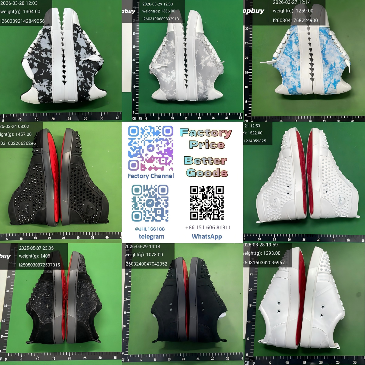 PT08 - Italian Fashion Studded Sneakers - WhatsApp +86 151 6068 1911