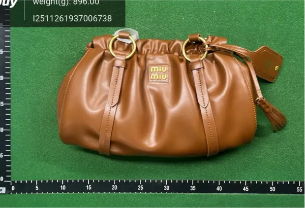 Miu Miu Matelassé Hobo Bag Red Handbag - 15