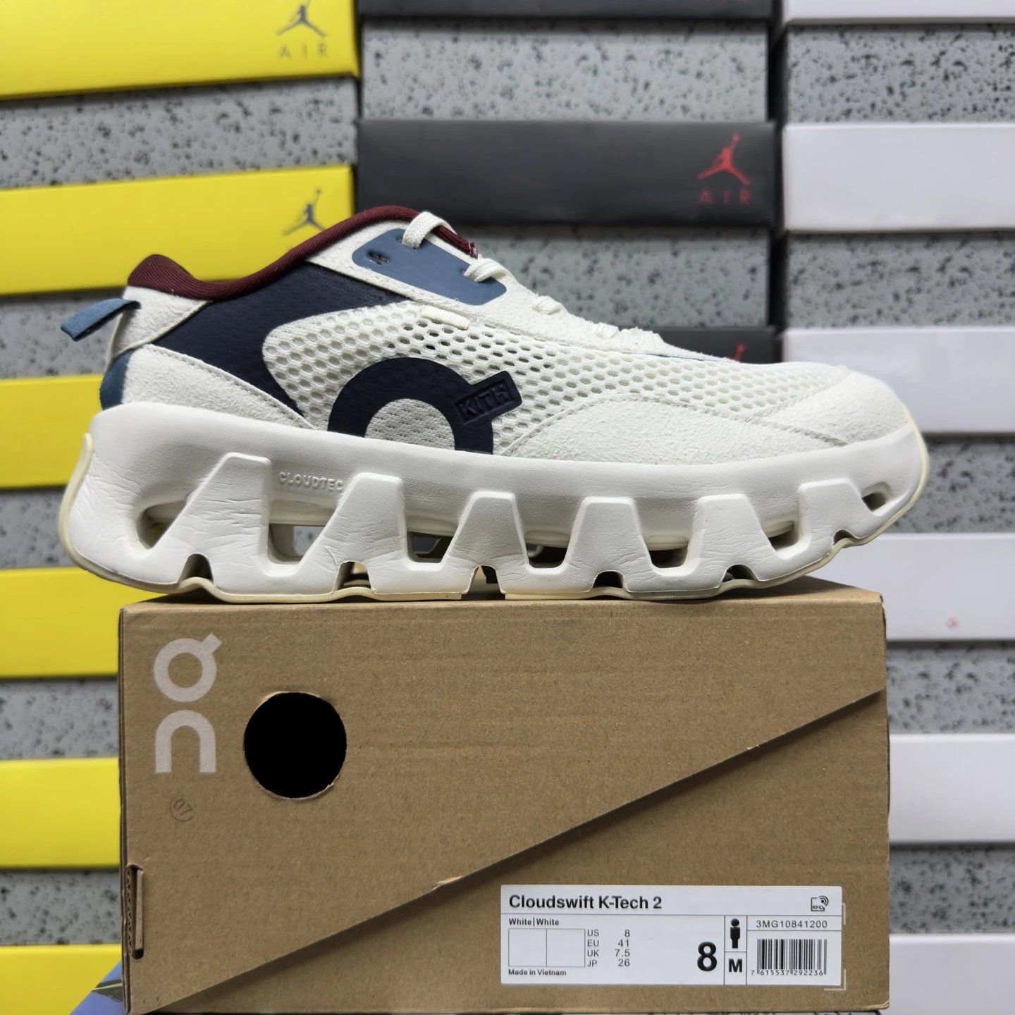 On Cloudswift K-Tech 2 Kith White Real Teal 3MG10841200