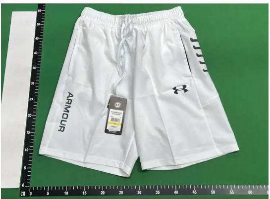 UA White shorts