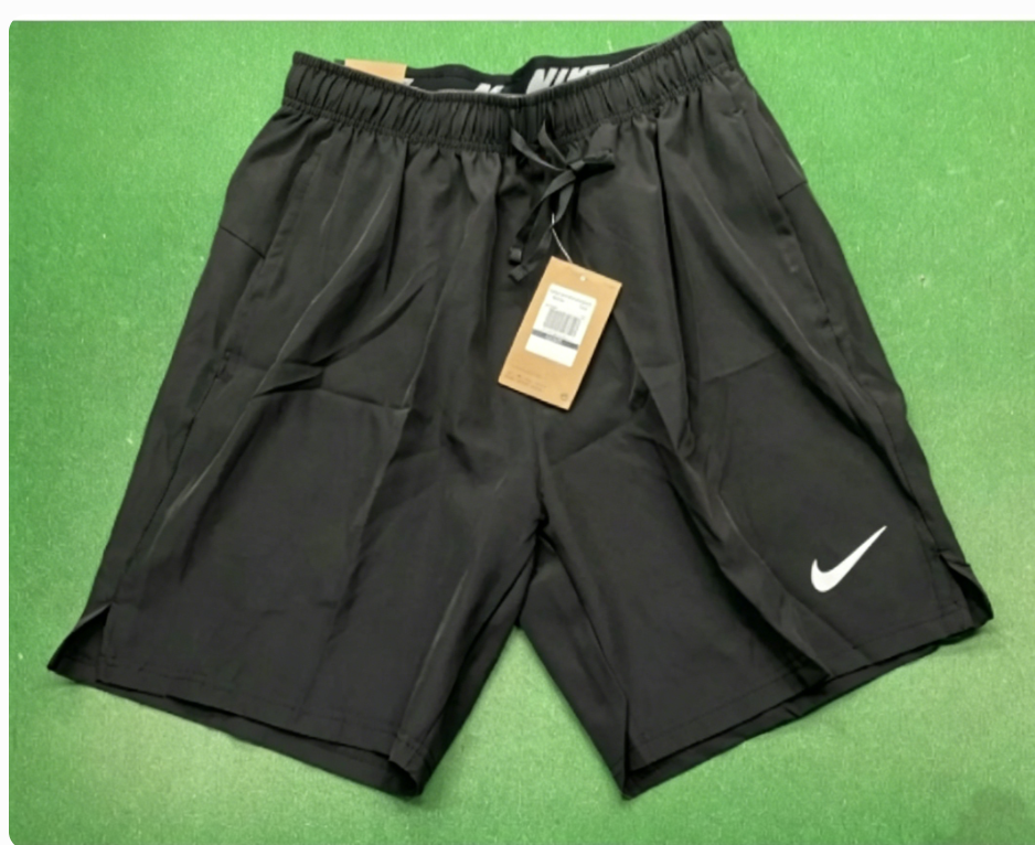 Nike black shorts(White label)