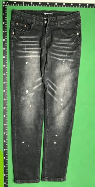 Amiri Distressed Patchwork Denim Jeans Gray - 21