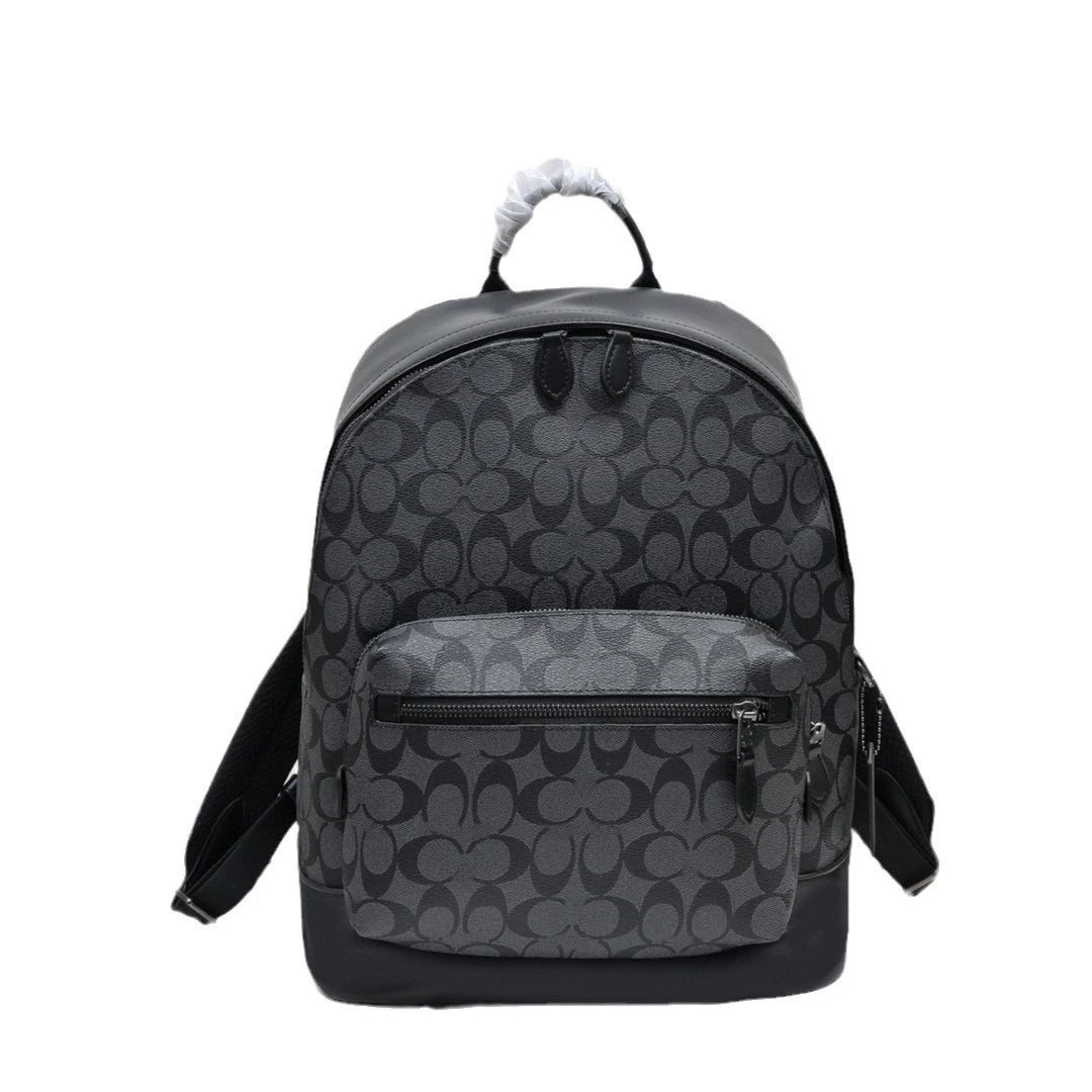 COACH Black Full Print Backpack