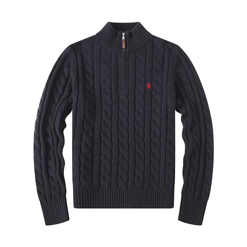 Ralph Lauren - Black Zipper Sweater