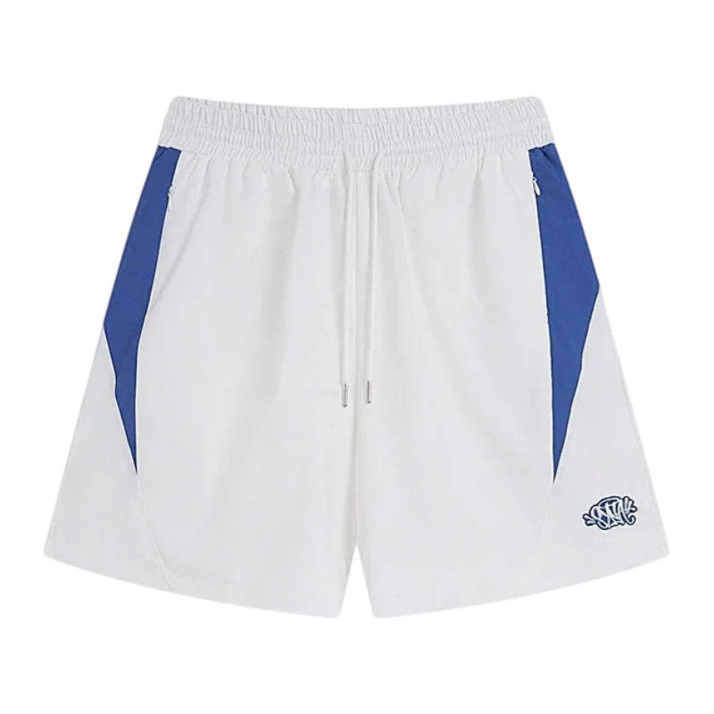WHITE AND BLUE WINDBREAKER SET