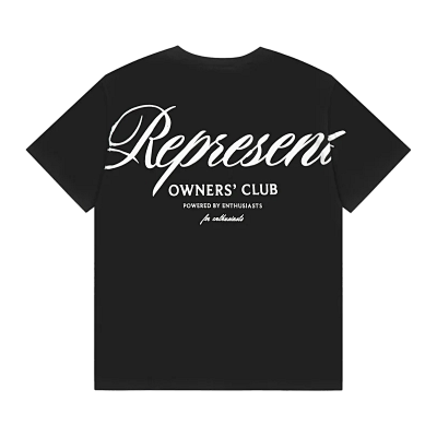 CAMISETA REPRESENT LOGO EN LA ESPALDA