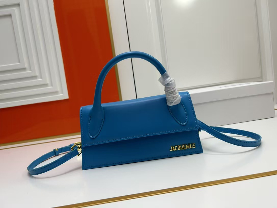 Jacquemus Crossbody Bags Structured flap top-handle bag — 9