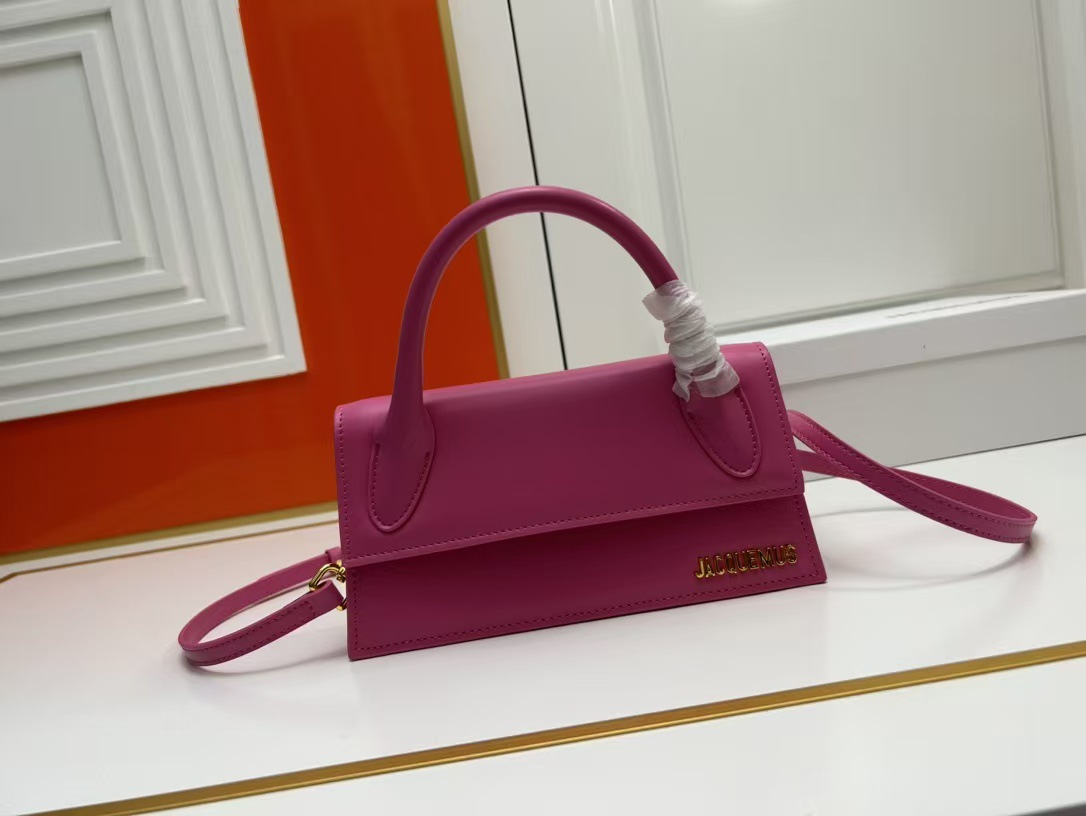 Jacquemus Crossbody Bags Structured flap top-handle bag — 6