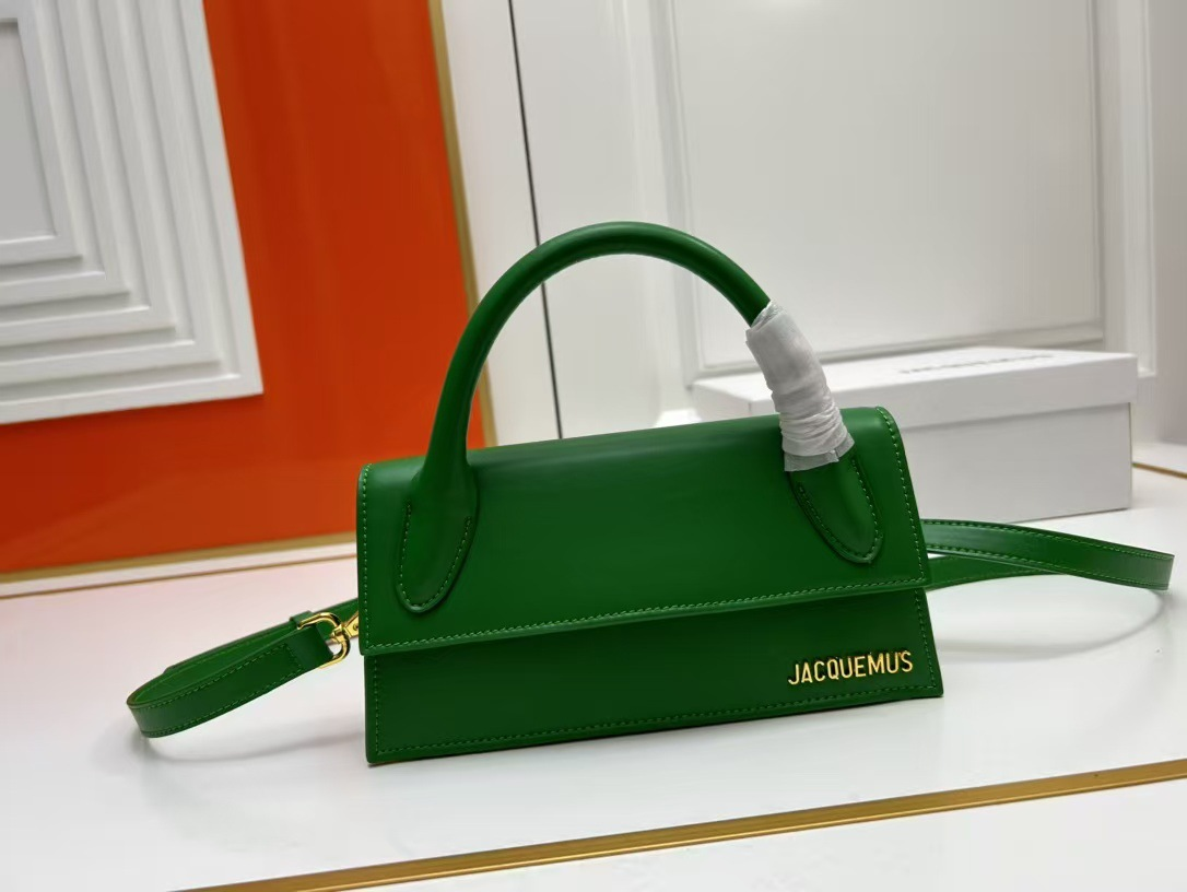 Jacquemus Crossbody Bags Structured flap top-handle bag — 7