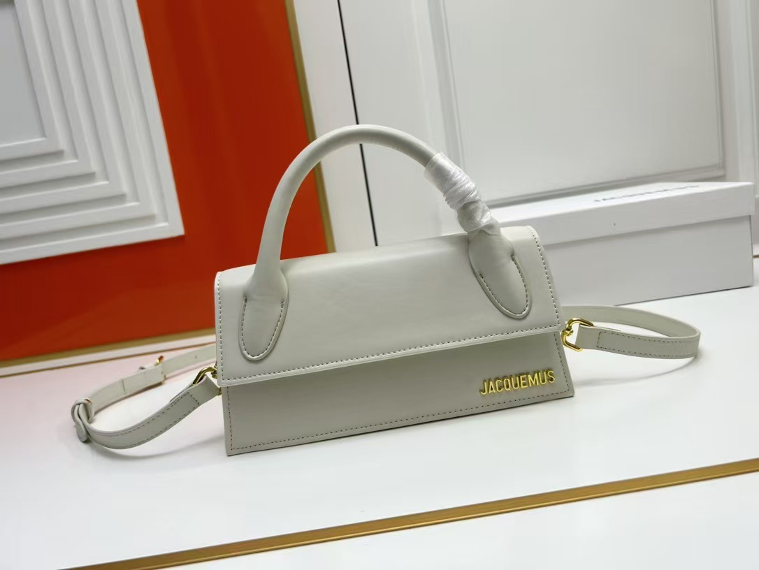 Jacquemus Crossbody Bags Structured flap top-handle bag — 2