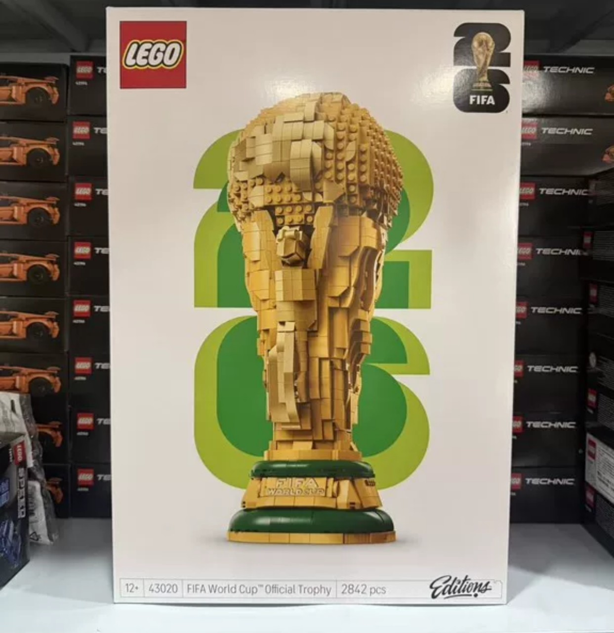 LEGO FIFA World Cup Official Trophy 43020 Building Set — FIFA World Cup Trophy logo version