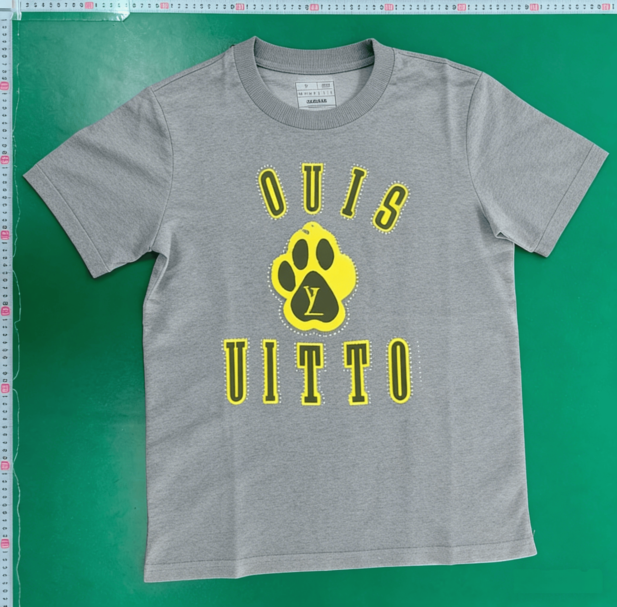 2 AX-T-Shirt Summer New Series Embroidery Printed Rhinestone Letters Casual Men's and Women's Short Sleeves T-Shirt 2