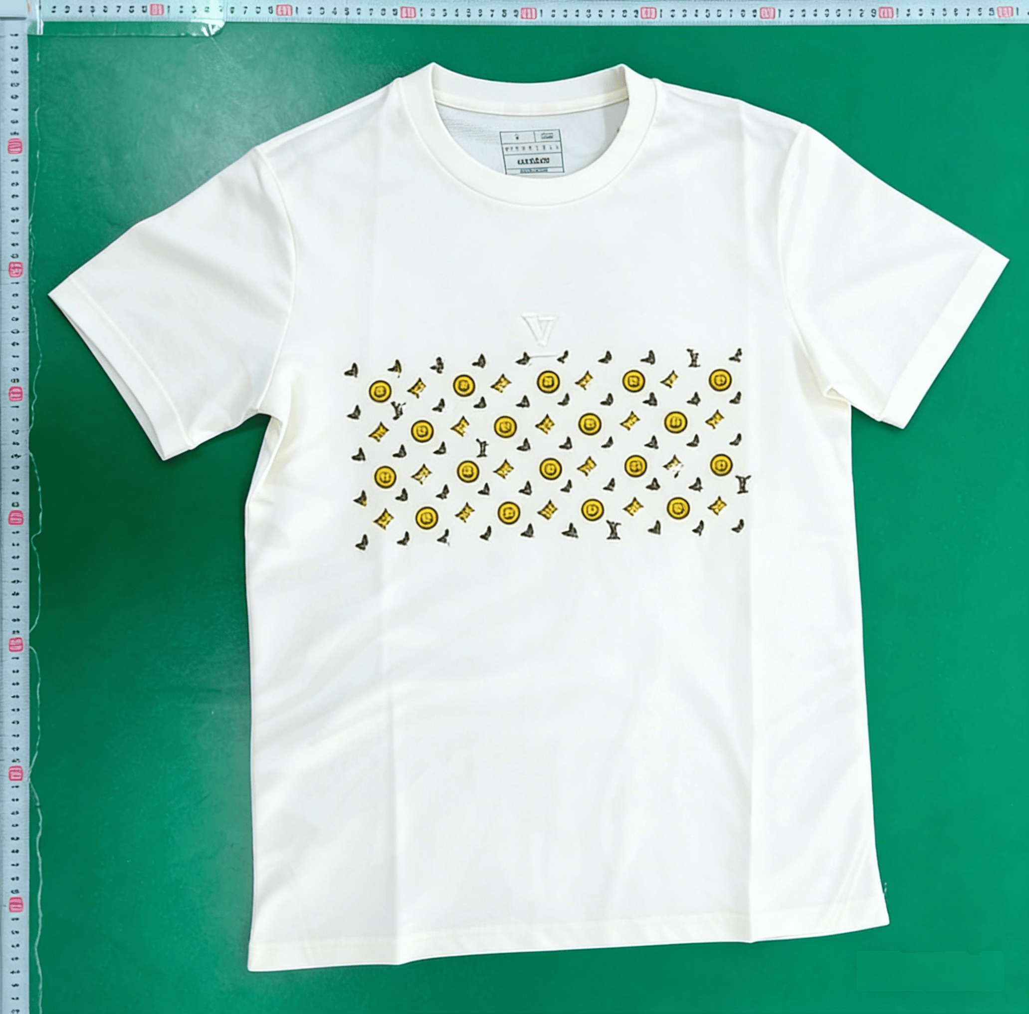 2 AX-T-Shirt Summer New Series Embroidery Printed Rhinestone Letters Casual Men's and Women's Short Sleeves T-Shirt 6