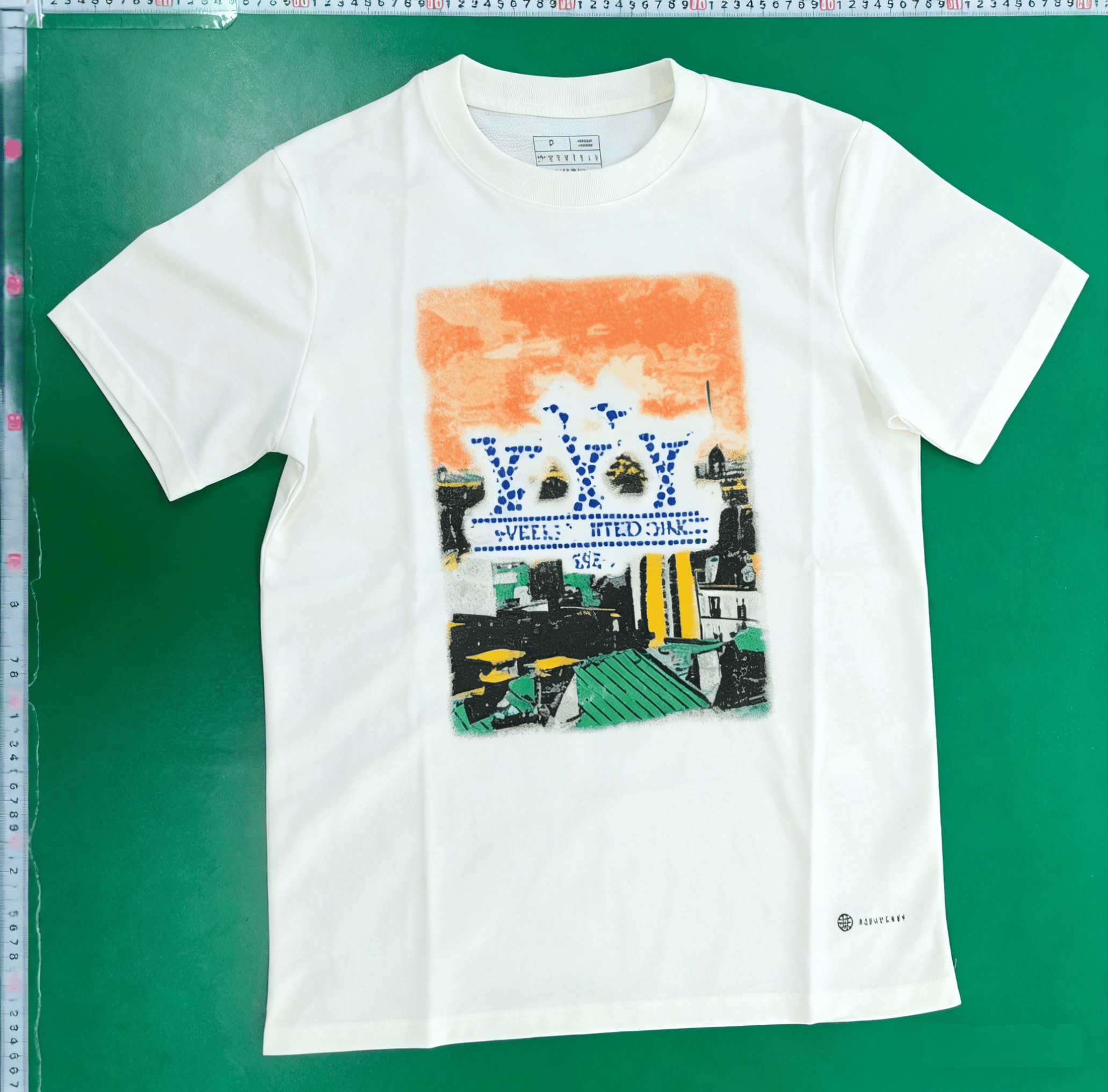 2 AX-T-Shirt Summer New Series Embroidery Printed Rhinestone Letters Casual Men's and Women's Short Sleeves T-Shirt 4