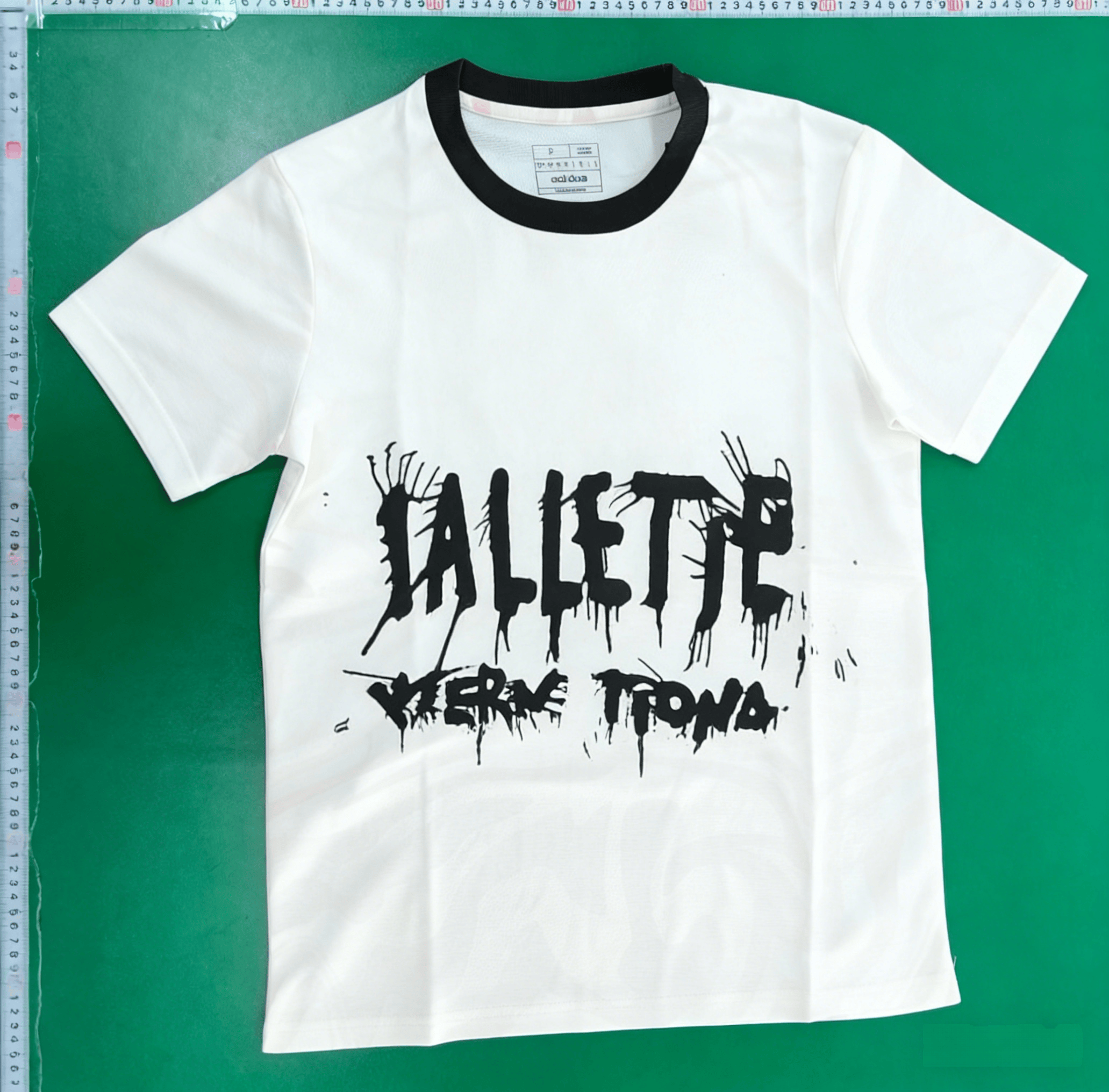 2 AX-T-Shirt Summer New Series Embroidery Printed Rhinestone Letters Casual Men's and Women's Short Sleeves T-Shirt 3