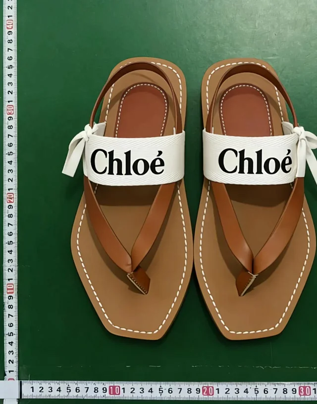Chloé Sandals Logo Strap Slide product detail image 6