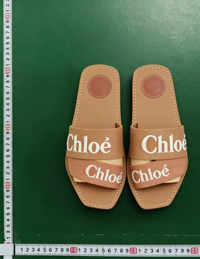 Chloé Sandals Logo Strap Slide product detail image 5