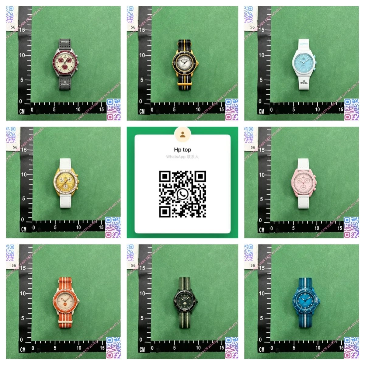 BB Watch Chronograph Six-Hand Quartz Watch WS+852 5484 5379