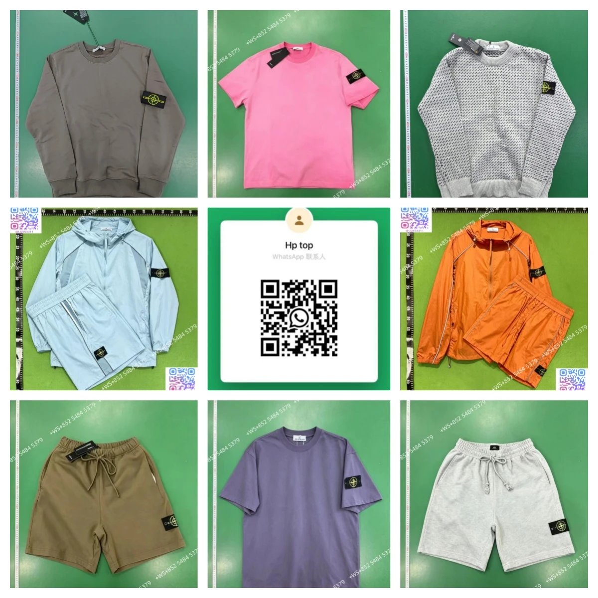 AA23 High-Quality Badge Casual Crew Neck Sweatshirt Jacket +WS+852 5484 5379