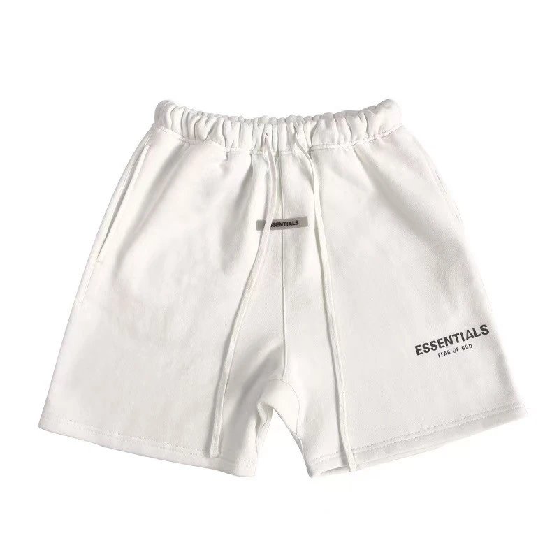 Alo Shorts Logo-Embroidered Athletic — White 01