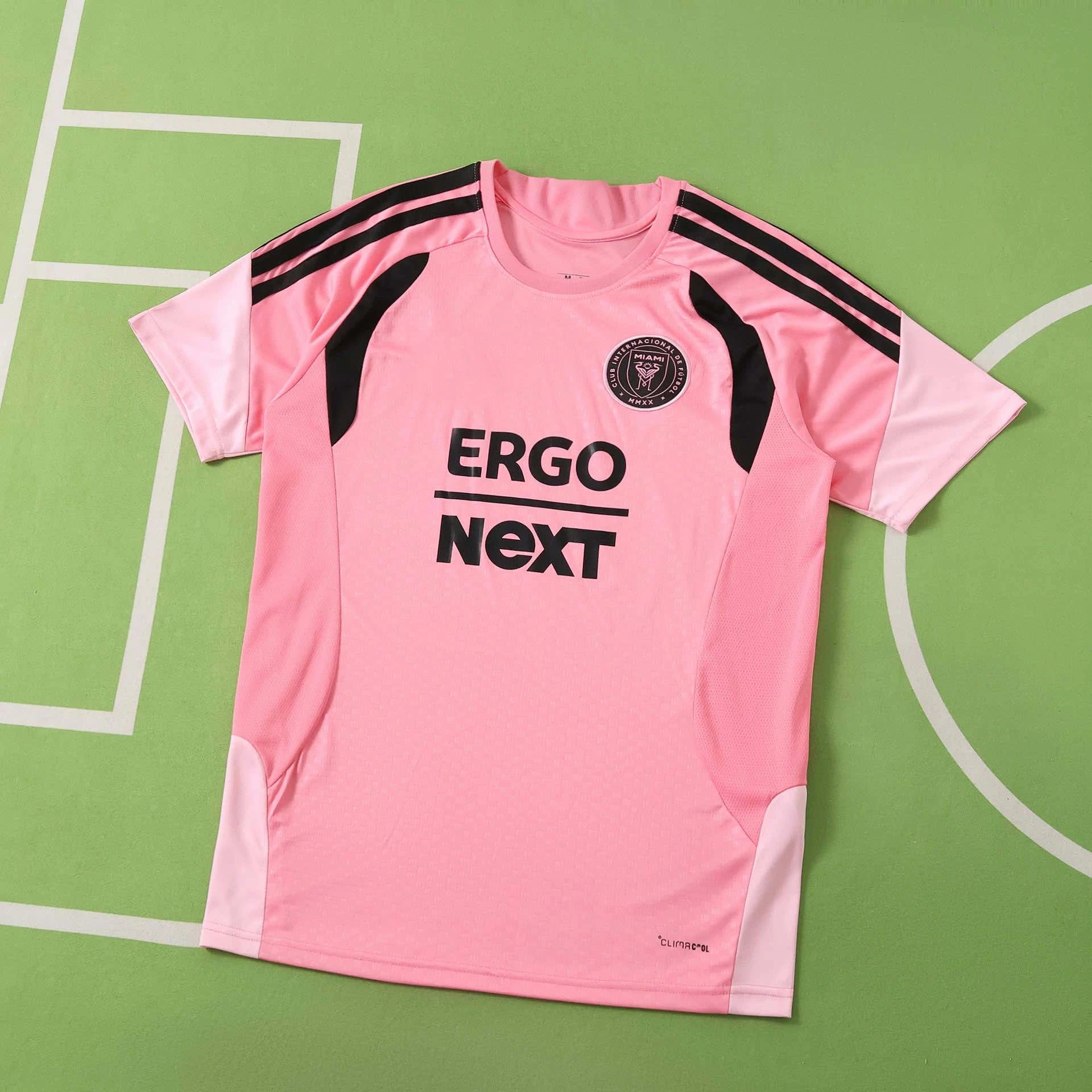 2627 Miami Pink Training Suit Thai Version (Please note customization details when placing order, messages will not count)