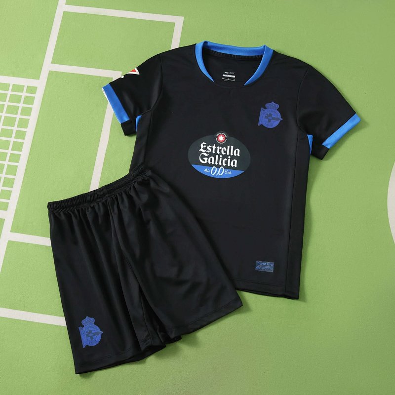 2627 season Real Club Deportivo De A Coruña away Kids kit