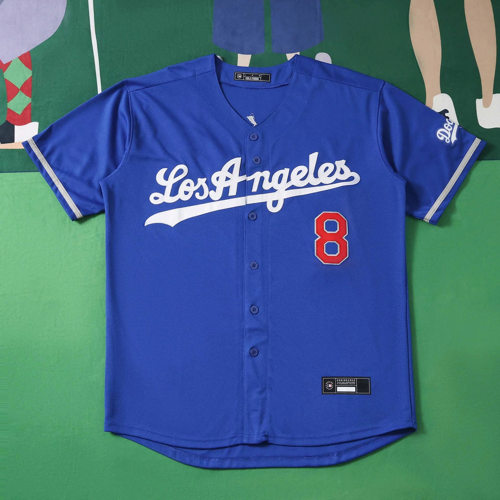 2627 MLB Los Angeles Dodgers Blue 8#HERNANDEZ