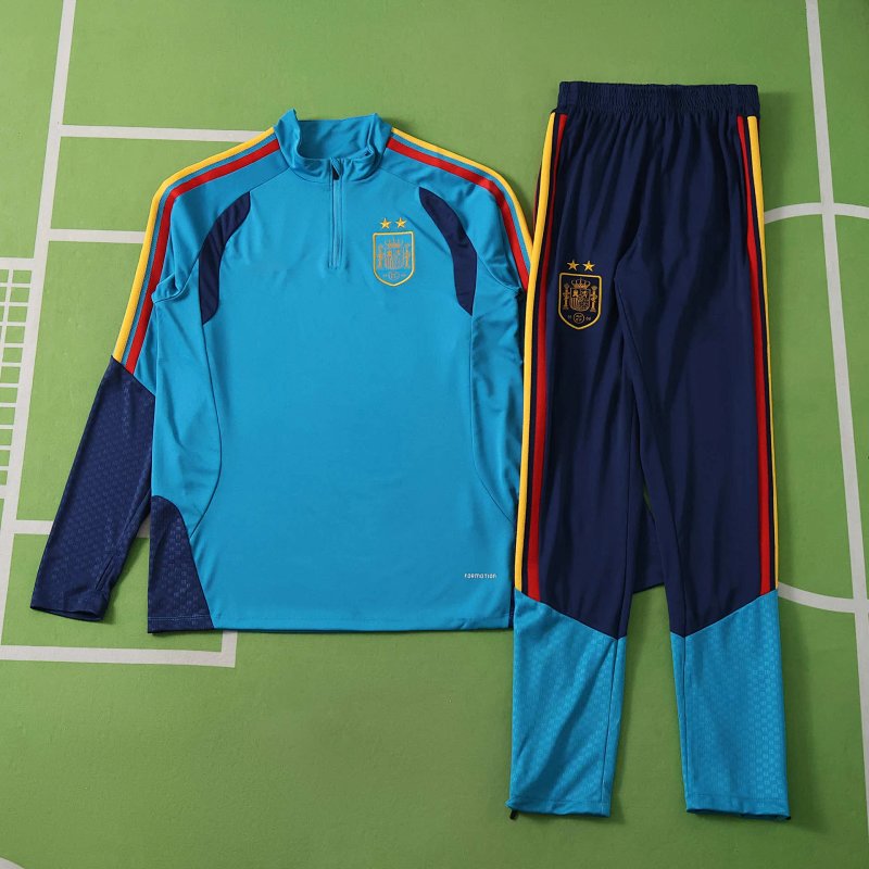 2026 FIFA World Cup Spain Half zip training suit set two star
