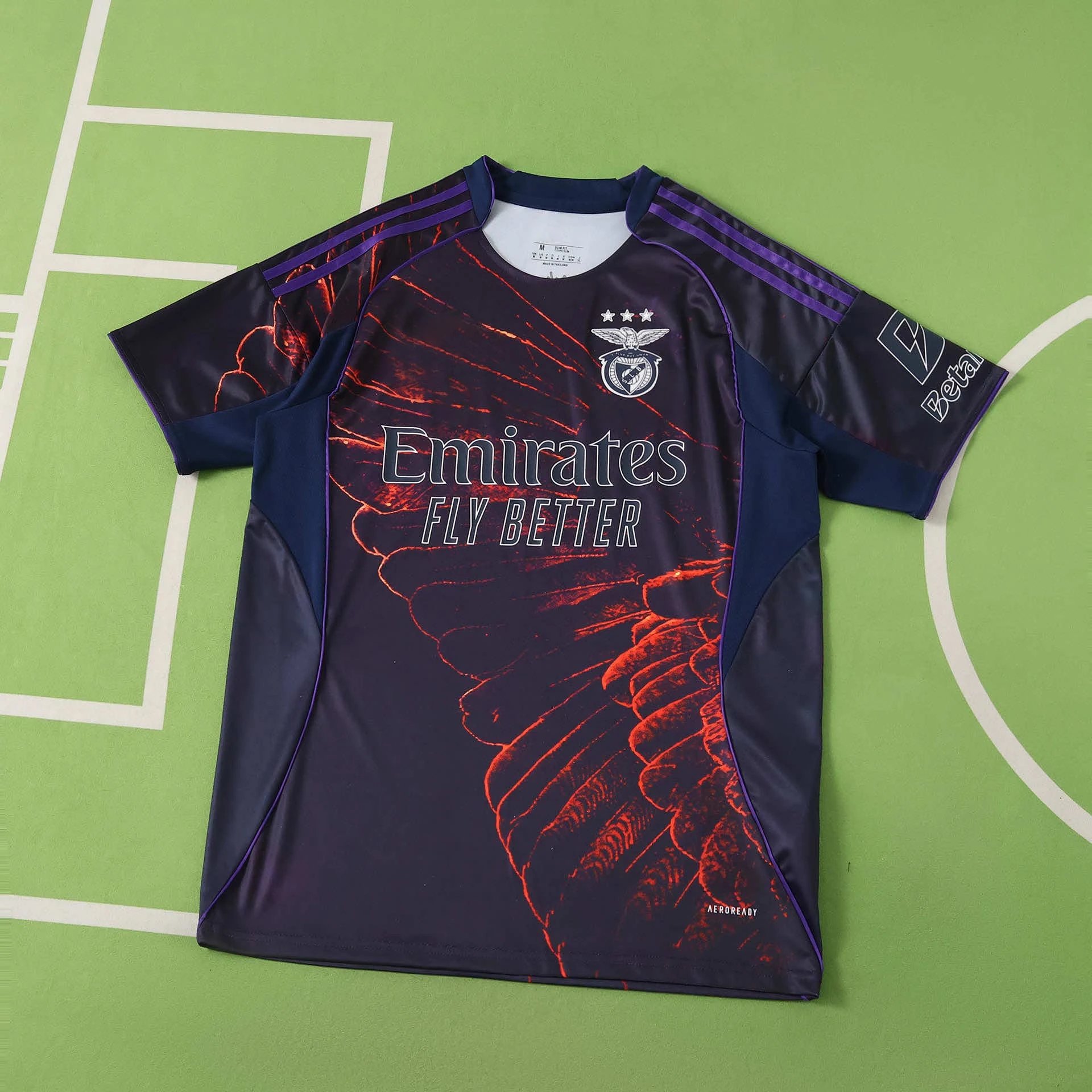 2627 Benfica Third Away Kit Dark Purple Thai Version (Please leave customization notes when placing the order. Messages alone are not accepted.)