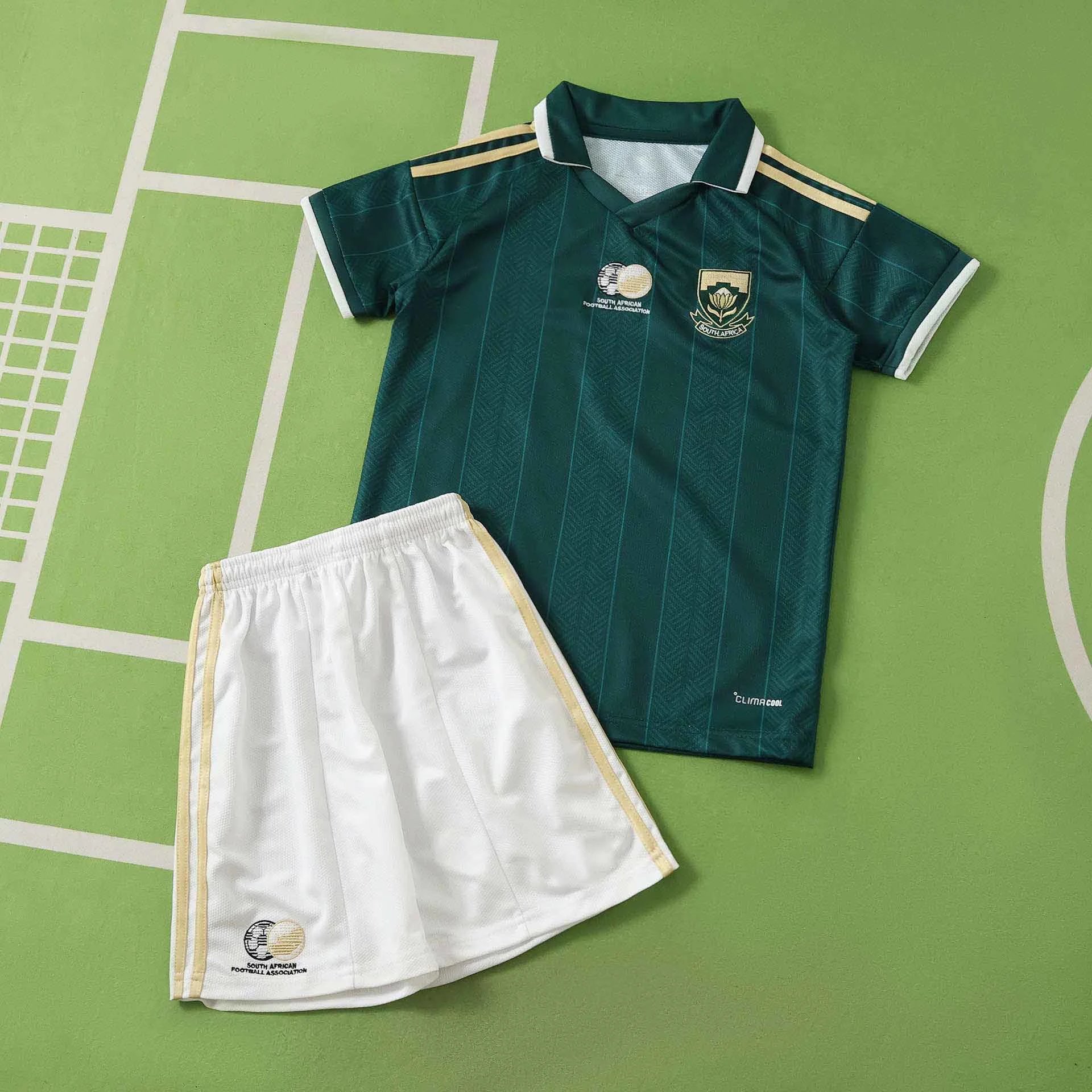 2026 South Africa Away Kids Kit (For customization info, please leave a note when placing your order. Messages do not count.)