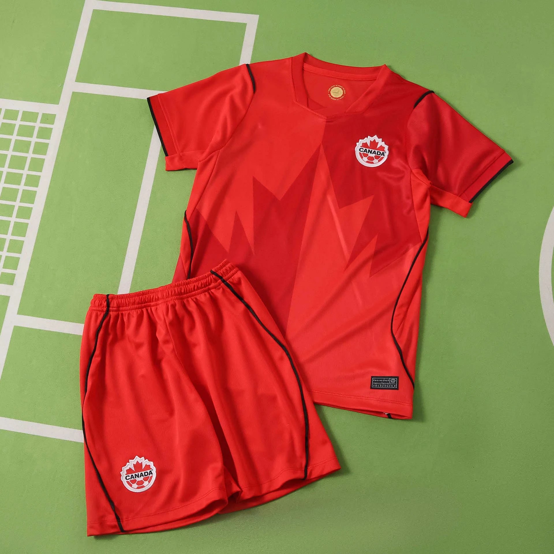2026 Canada Home Kids' Jersey (Please note customization details when placing your order; messages do not count)