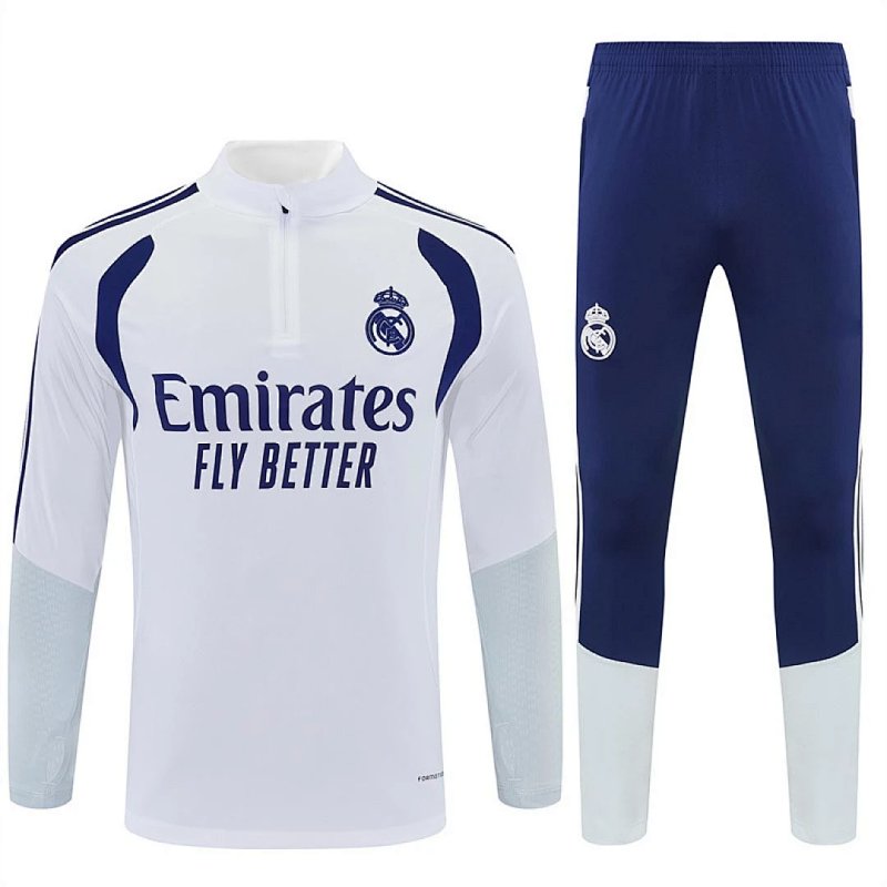 2627 Real Madrid CF Half zip training suit set