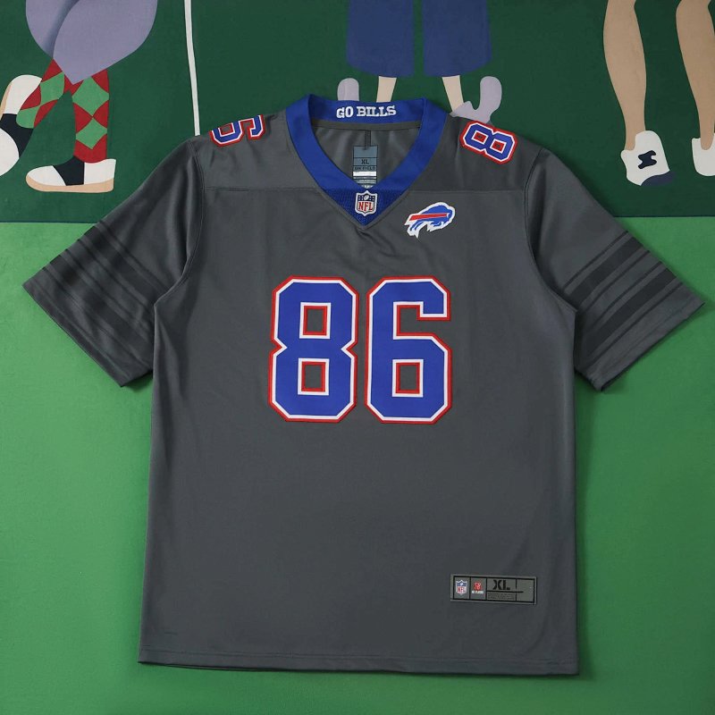 2026 NFL Buffalo Bills grey 86#KINCAID