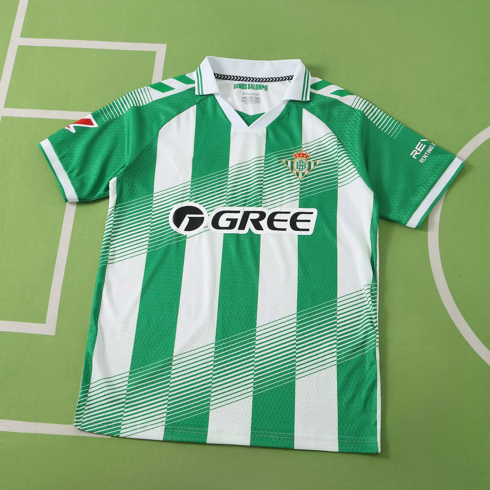 2627 Real Betis Home Authentic Player Jersey