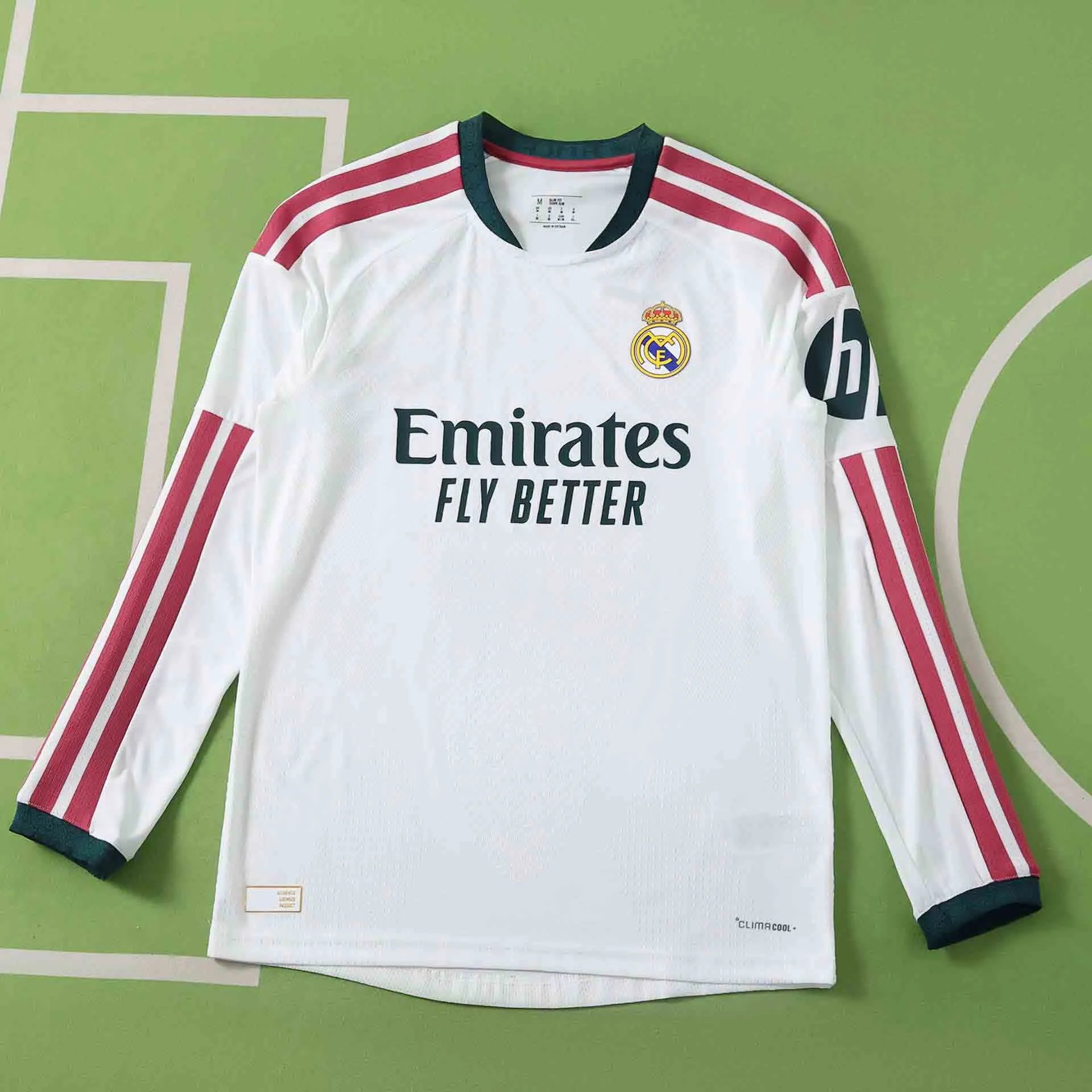 2627 Real Madrid Home Long Sleeve Player Edition