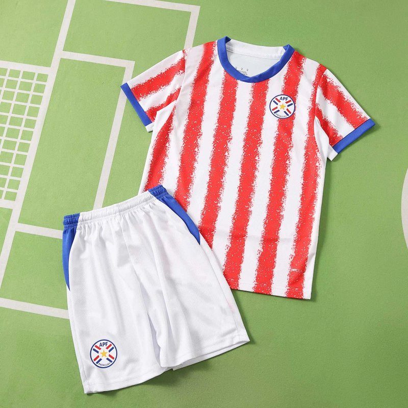 2026 FIFA World Cup Paraguay home Kids kit