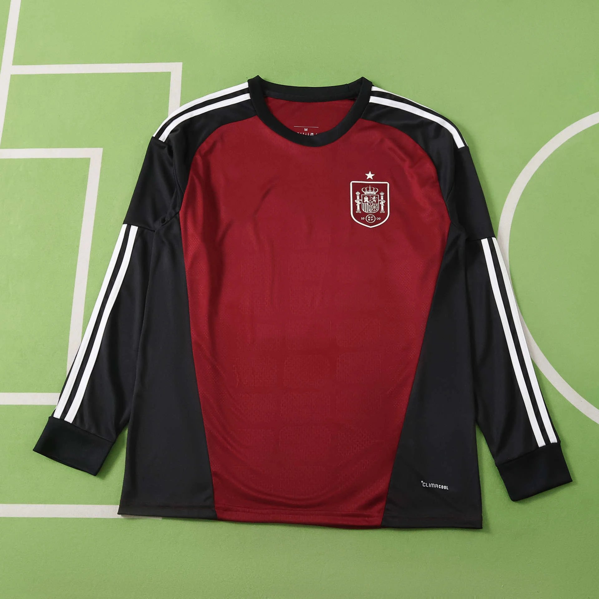 2026 Spain Red Black Goalkeeper Long Sleeve Thai Version
