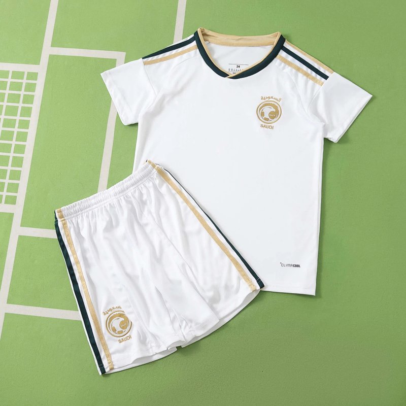 2026 FIFA World Cup Saudi Arabia away Kids kit