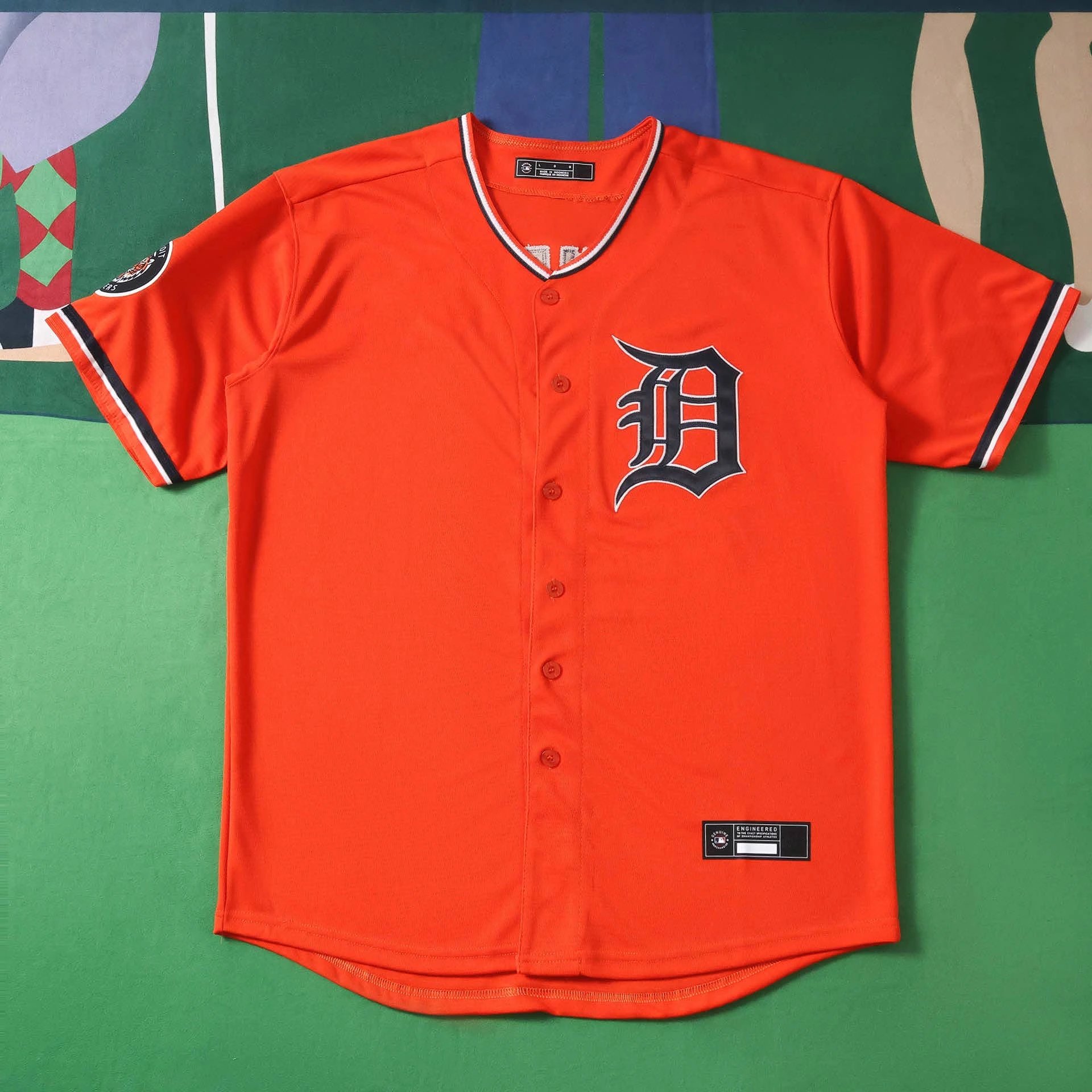 2627 MLB Detroit Tigers Orange 29# SKUBAL