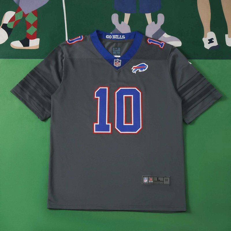 2026 NFL Buffalo Bills grey 10#STAFFORD