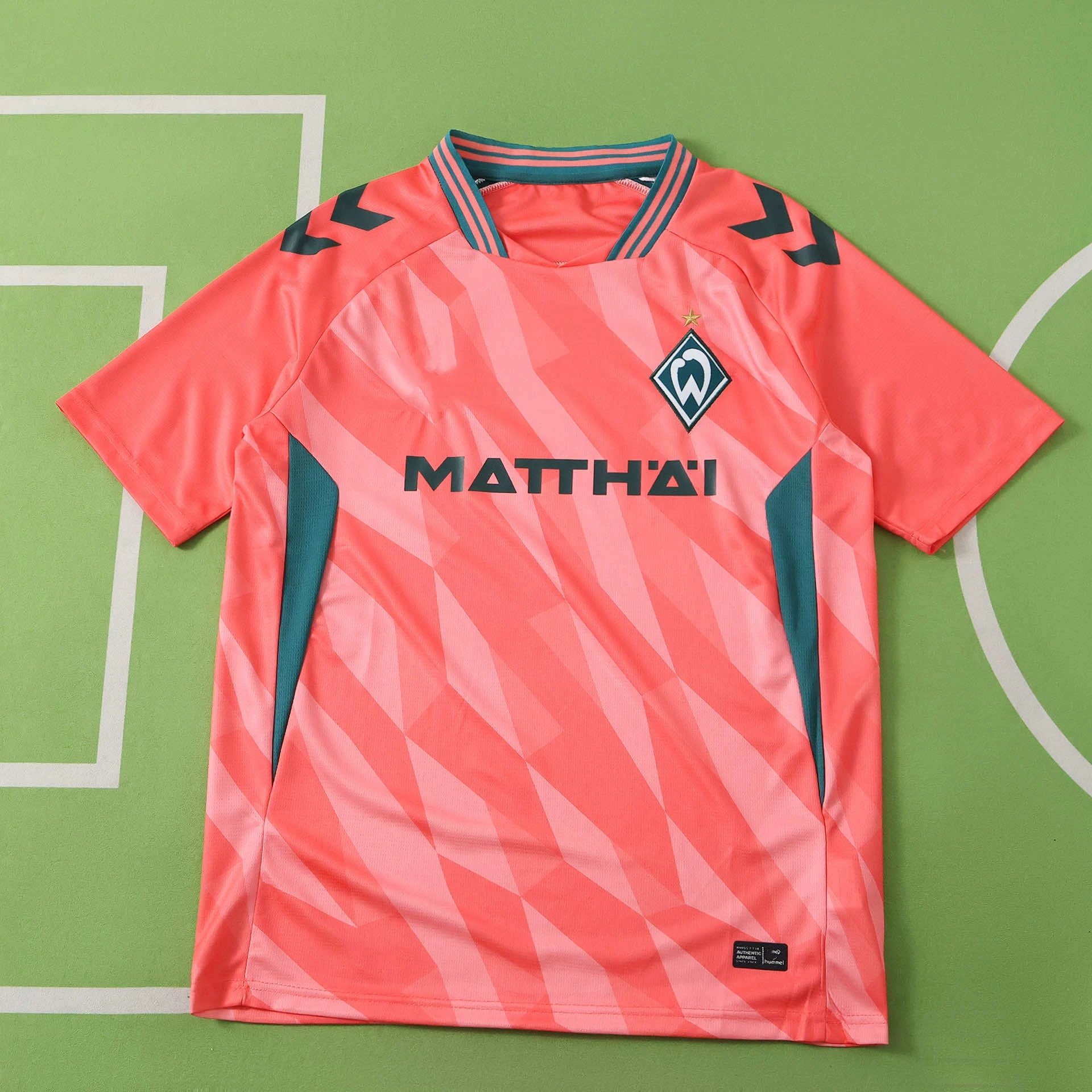 2627 Werder Bremen Away Pink Thai Version (Please note customization info when placing order, messages won't count)