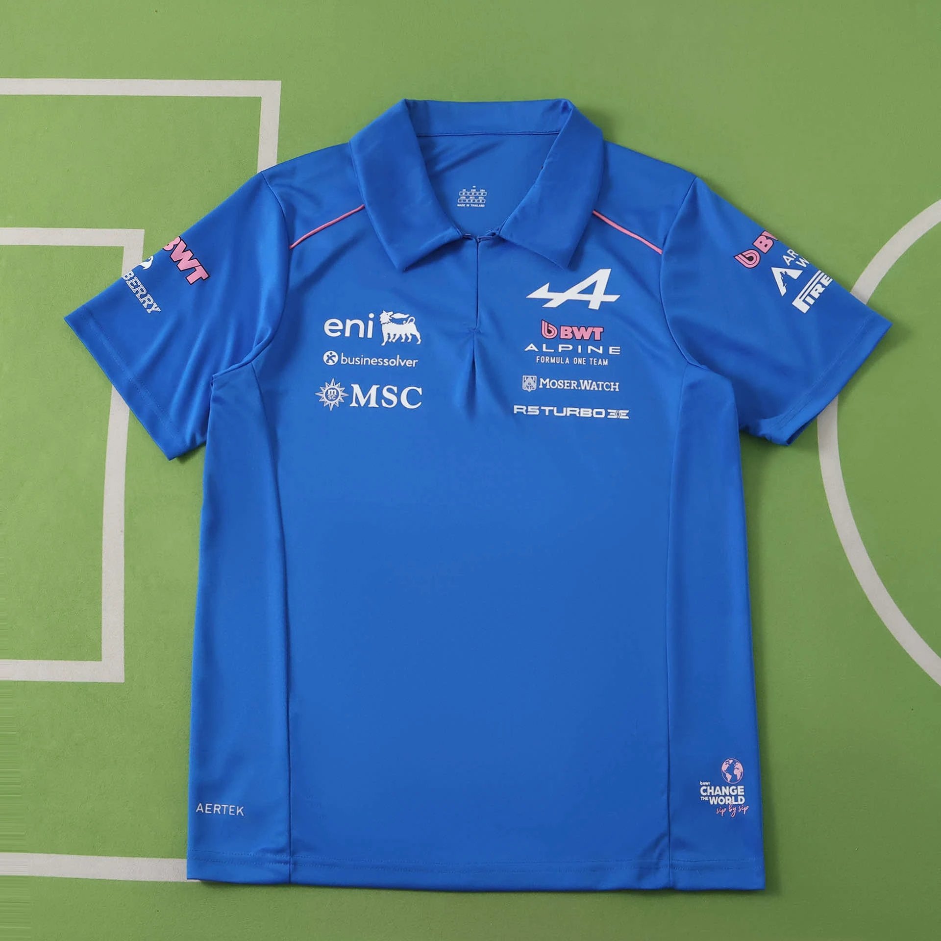 2026 F1 Alpine Blue Polo Shirt