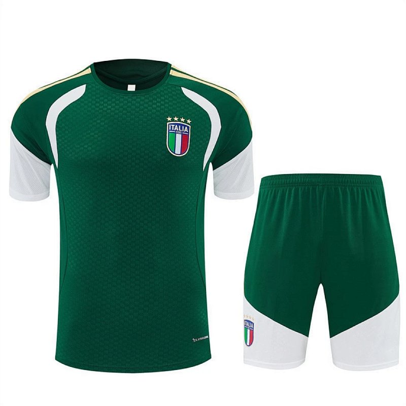 2026 Italy Training clothes suit Short sleeve Fan version