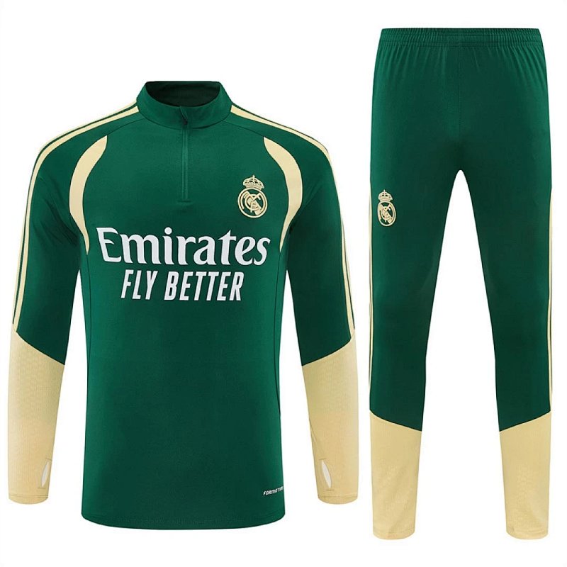 2627 Real Madrid CF Half zip training suit set
