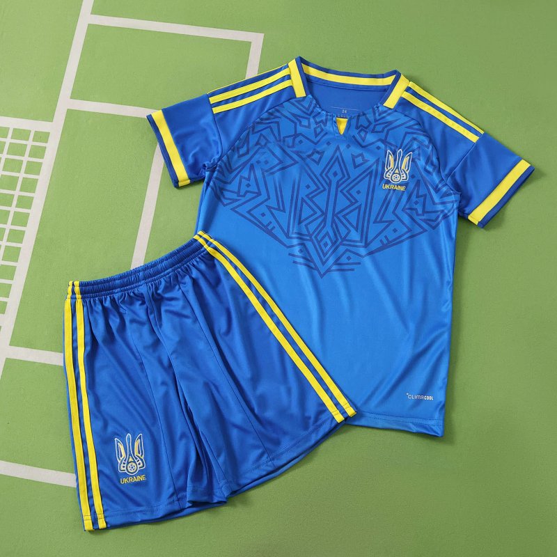 2026 Ukraine away Kids kit
